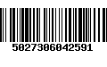 Código de Barras 5027306042591