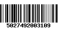 Código de Barras 5027492003109