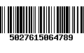 Código de Barras 5027615064789