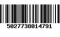 Código de Barras 5027738014791