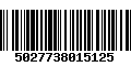 Código de Barras 5027738015125
