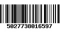 Código de Barras 5027738016597