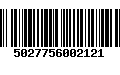 Código de Barras 5027756002121