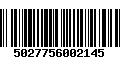 Código de Barras 5027756002145