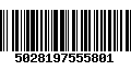 Código de Barras 5028197555801