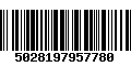 Código de Barras 5028197957780