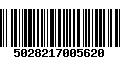 Código de Barras 5028217005620