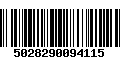 Código de Barras 5028290094115