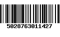 Código de Barras 5028763011427