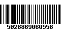 Código de Barras 5028869060558