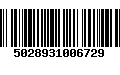 Código de Barras 5028931006729