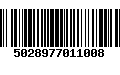 Código de Barras 5028977011008