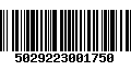 Código de Barras 5029223001750