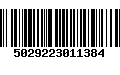 Código de Barras 5029223011384