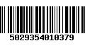 Código de Barras 5029354010379