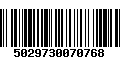 Código de Barras 5029730070768