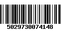 Código de Barras 5029730074148