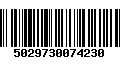 Código de Barras 5029730074230