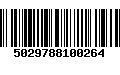 Código de Barras 5029788100264