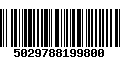 Código de Barras 5029788199800