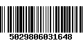 Código de Barras 5029806031648