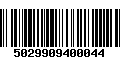 Código de Barras 5029909400044