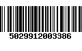 Código de Barras 5029912003386