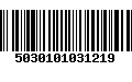 Código de Barras 5030101031219