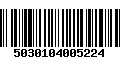 Código de Barras 5030104005224