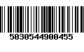 Código de Barras 5030544900455