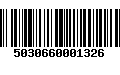 Código de Barras 5030660001326