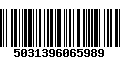 Código de Barras 5031396065989