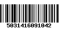 Código de Barras 5031416091042