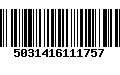 Código de Barras 5031416111757