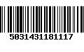 Código de Barras 5031431181117