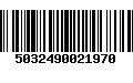 Código de Barras 5032490021970