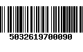 Código de Barras 5032619700090