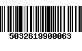 Código de Barras 5032619900063