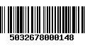 Código de Barras 5032678000148