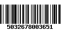 Código de Barras 5032678003651