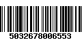 Código de Barras 5032678006553