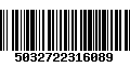 Código de Barras 5032722316089