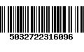 Código de Barras 5032722316096