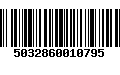 Código de Barras 5032860010795