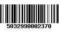 Código de Barras 5032990002370