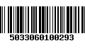 Código de Barras 5033060100293