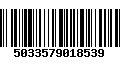 Código de Barras 5033579018539