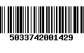 Código de Barras 5033742001429