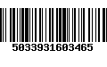 Código de Barras 5033931603465