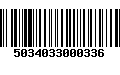 Código de Barras 5034033000336